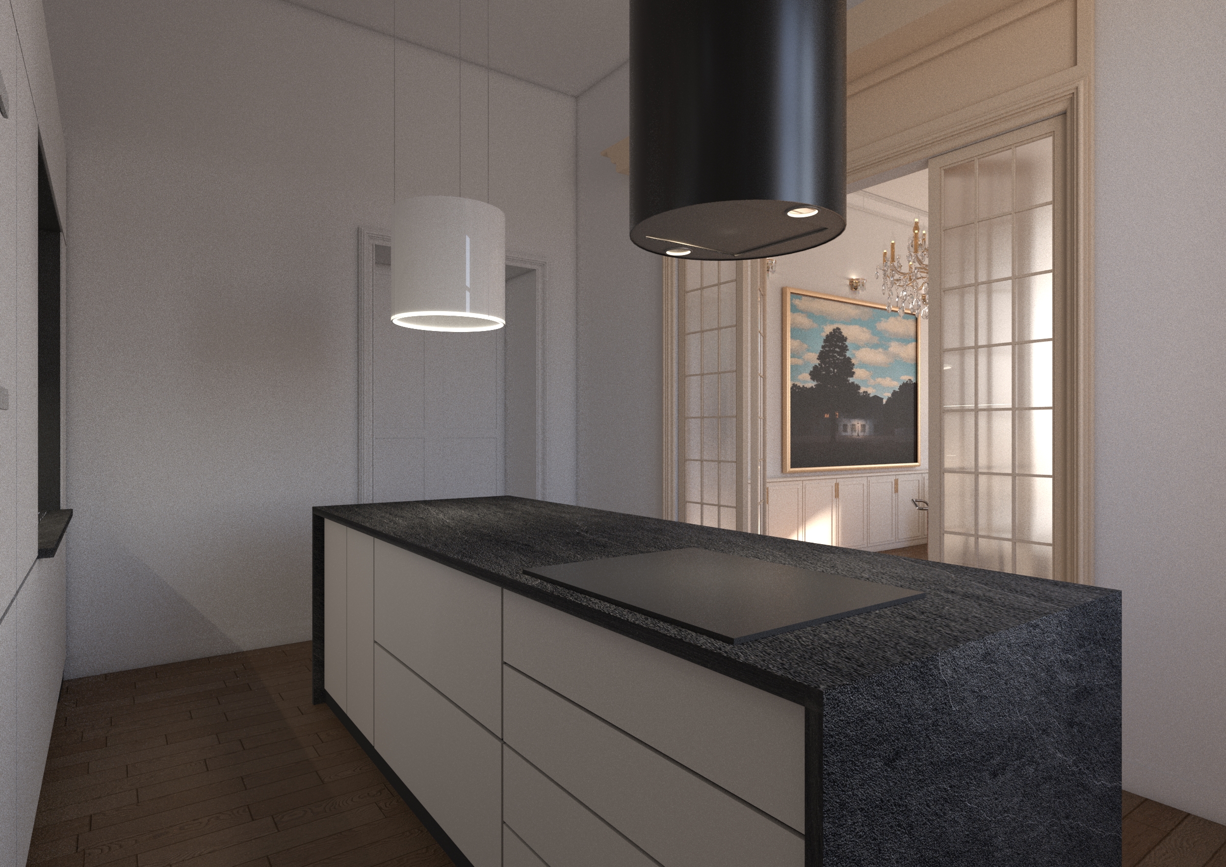 Cucina, vista d'insieme